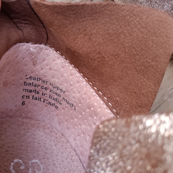 🆕Seychelles | Metallic Silver Brown Leather Ankle Booties Women's Size 6 - Picture 11 of 12